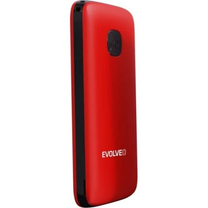 Evolveo - EasyPhone ID, mobilný telefón pre seniorov, červený