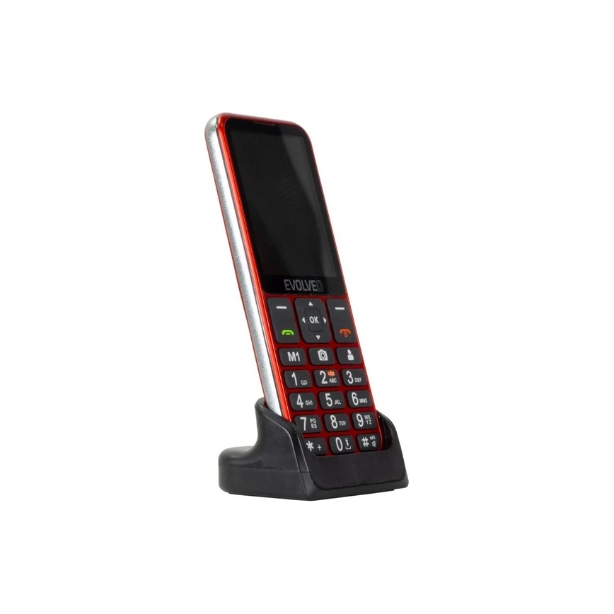 Evolveo - EasyPhone LT, 4G mobilný telefón pre seniorov, červený