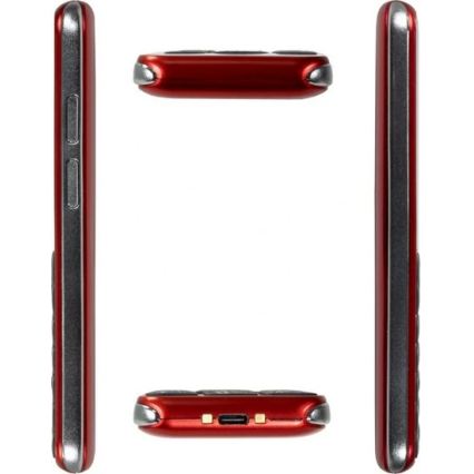 Evolveo - EasyPhone LT, 4G mobilný telefón pre seniorov, červený