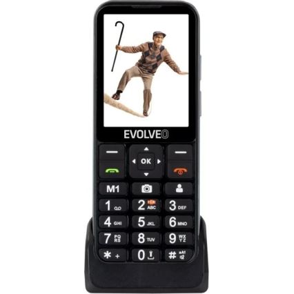 Evolveo - EasyPhone LT, 4G mobilný telefón pre seniorov, čierna