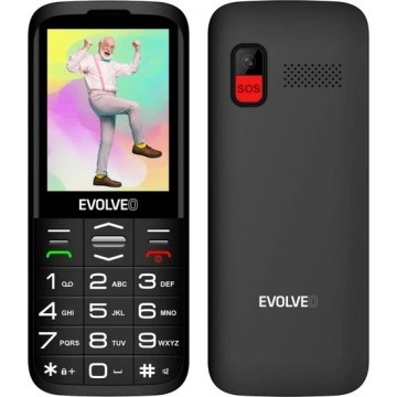 Evolveo - EasyPhone XO, mobilný telefón pre seniorov, čierny