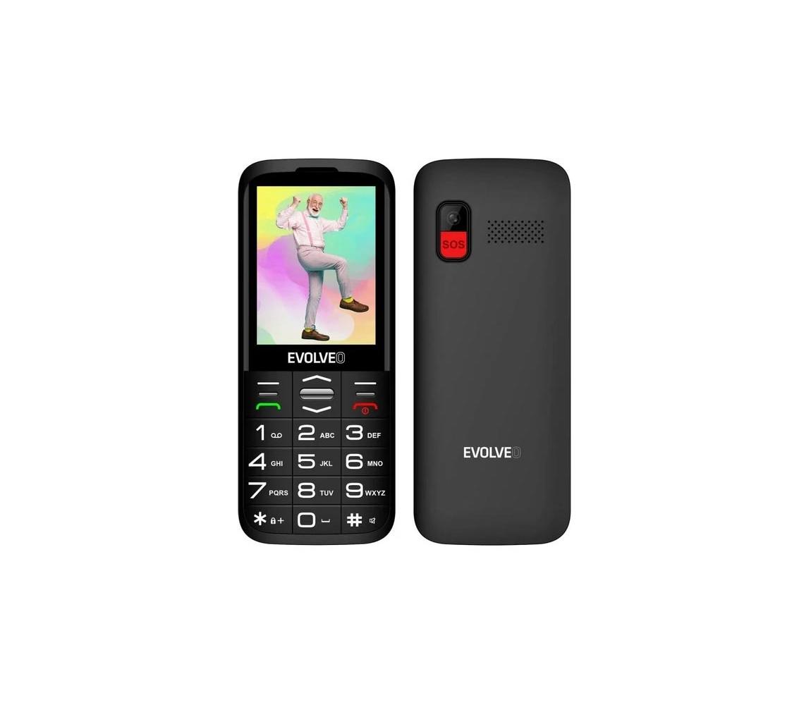 Evolveo - EasyPhone XO mobilný telefón pre seniorov, čierny EP-630-XOB