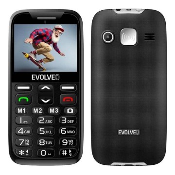 Evolveo - EasyPhone XR 2G mobilný telefón pre seniorov čierny