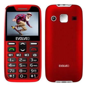 Evolveo - EasyPhone XR, 4G mobilný telefón pre seniorov, červená