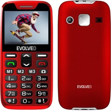 Evolveo - EasyPhone XR, 4G mobilný telefón pre seniorov, červený