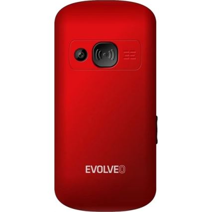 Evolveo - EasyPhone XS, mobilný telefón pre seniorov červená