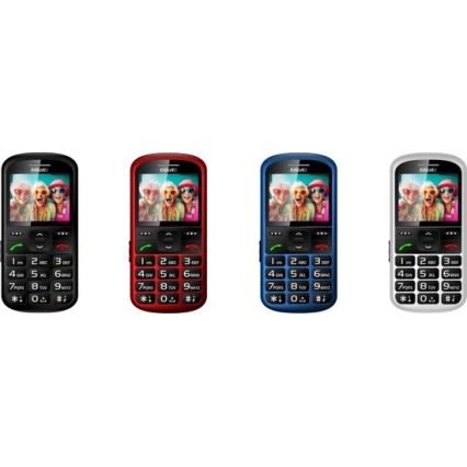 Evolveo - EasyPhone XS, mobilný telefón pre seniorov červená
