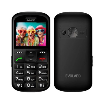 Evolveo - EasyPhone XS mobilný telefón pre seniorov čierna