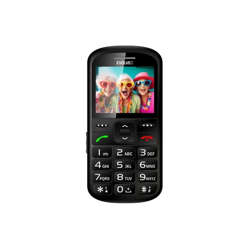 Evolveo - EasyPhone XS mobilný telefón pre seniorov čierna