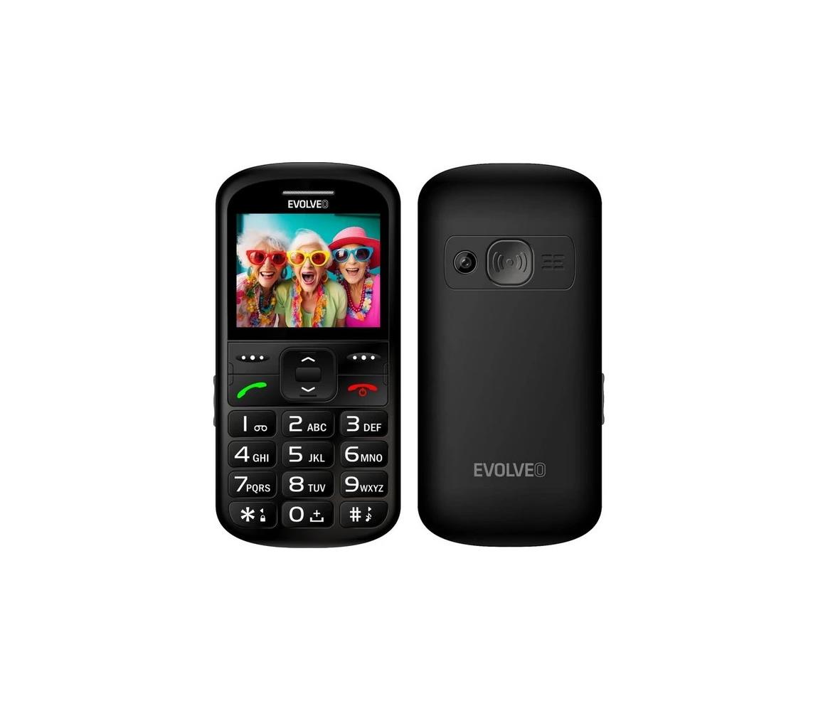 Evolveo - EasyPhone XS mobilný telefón pre seniorov čierny EP-570-XS-BK