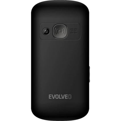 Evolveo - EasyPhone XS, mobilný telefón pre seniorov, čierny