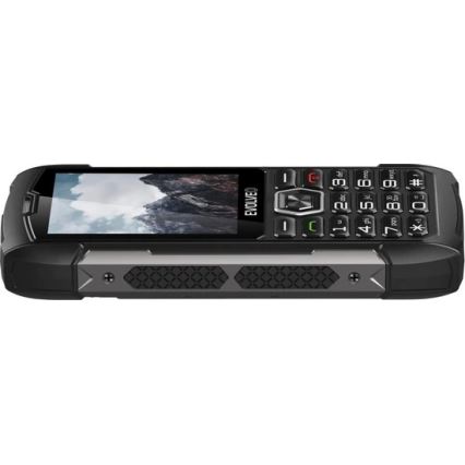 Evolveo - StrongPhone H1, vodotesný Dual SIM telefón čierna/šedá