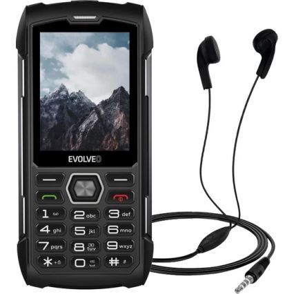 Evolveo - StrongPhone H1 vodotesný Dual SIM telefón čierna/sivá
