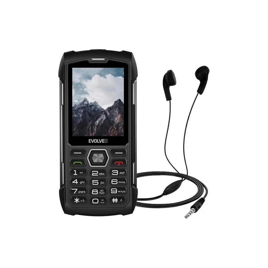 Evolveo - StrongPhone H1 vodotesný Dual SIM telefón čierna/sivá