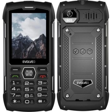 Evolveo - StrongPhone H1, vodotesný Dual SIM telefón, čierno-šedý