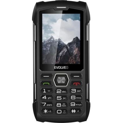 Evolveo - StrongPhone H1, vodotesný Dual SIM telefón, čierno-  šedá