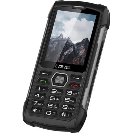 Evolveo - StrongPhone H1, vodotesný Dual SIM telefón, čierno-  šedá