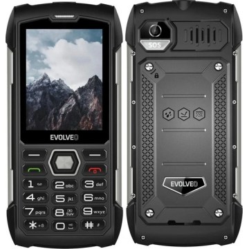 Evolveo - StrongPhone H1, vodotesný Dual SIM telefón, čierno-strieborný