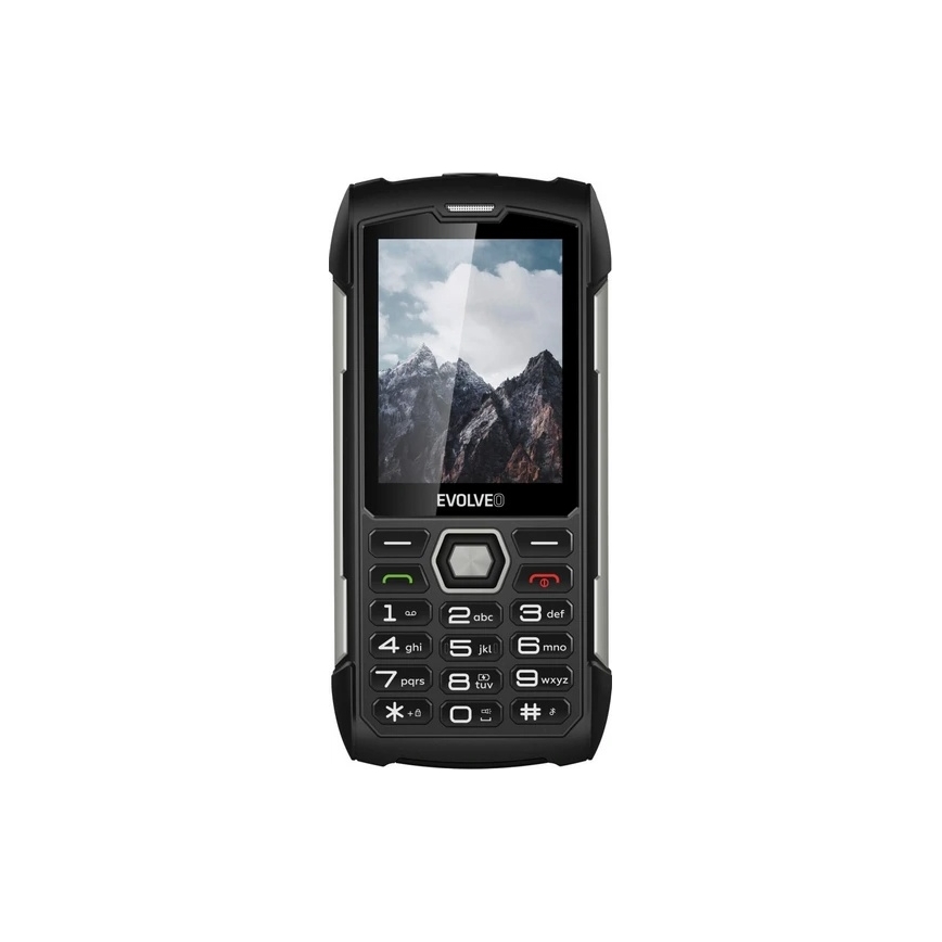 Evolveo - StrongPhone H1, vodotesný Dual SIM telefón, čierno-strieborný
