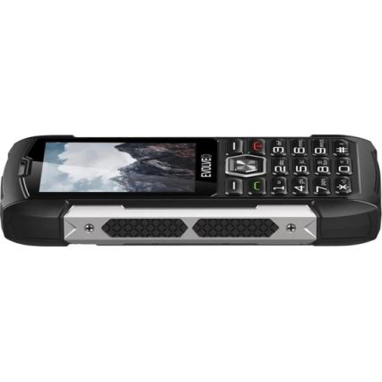 Evolveo - StrongPhone H1, vodotesný Dual SIM telefón, čierno-strieborný
