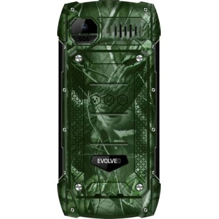 Evolveo-StrongPhone H1, vodotesný Dual SIM telefón s loveckým maskovacím vzorom