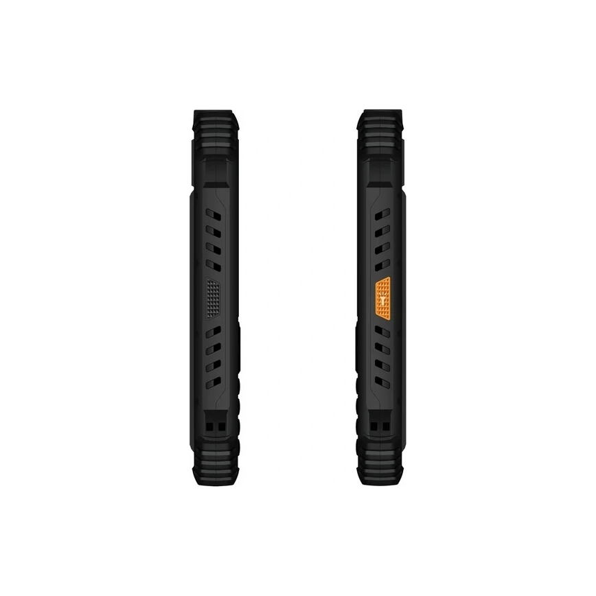 Evolveo-StrongPhone Q1, vodotesný Dual SIM telefón, čierno-oranžový
