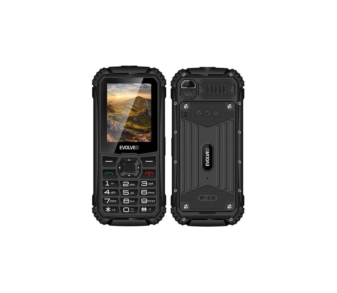 Evolveo - StrongPhone Q1 vodotesný Dual SIM telefón čierny SGP-Q1-BK