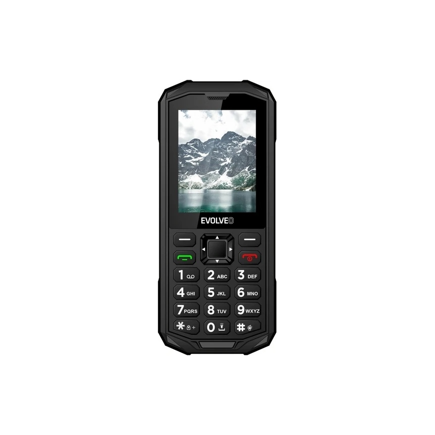 Evolveo - StrongPhone X5, vodotesný Dual SIM telefón čierna/šedá