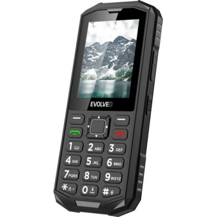 Evolveo - StrongPhone X5, vodotesný Dual SIM telefón, čierno-sivý