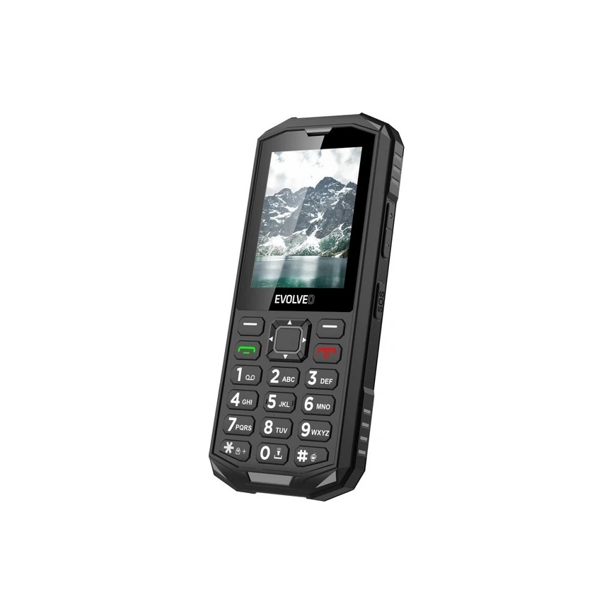 Evolveo - StrongPhone X5, vodotesný Dual SIM telefón, čierno-sivý
