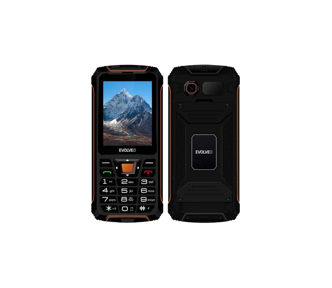 Evolveo - StrongPhone Z6 vodotesný Dual SIM telefón čierna/oranžová SGP-Z6-BO