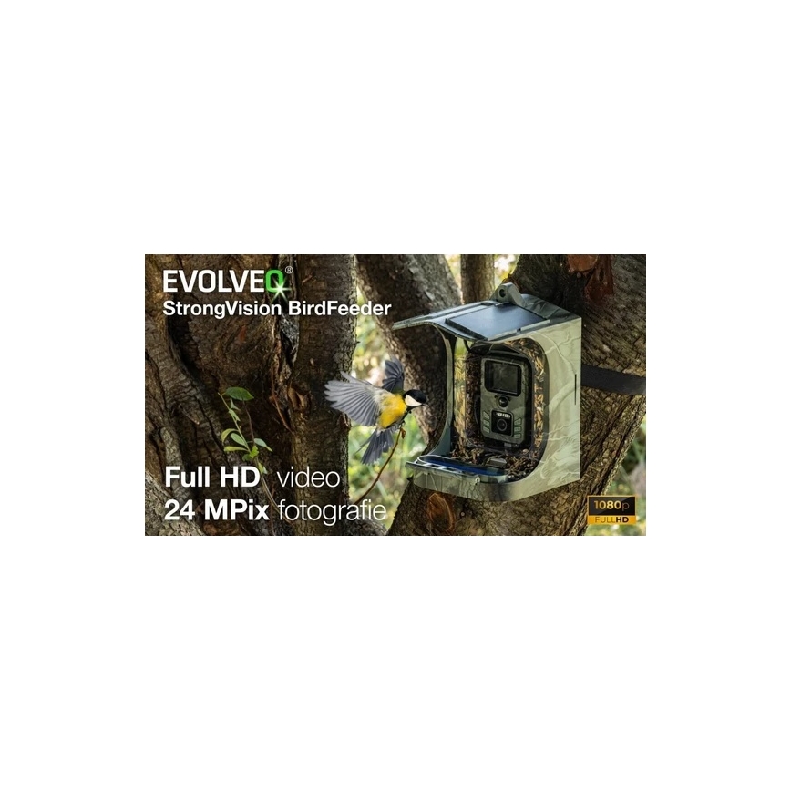Evolveo - StrongVision BirdFeeder - inteligentné kŕmidlo pre vtáky s kamerou