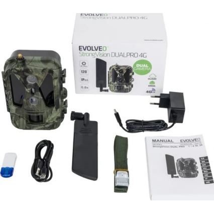 Evolveo - StrongVision Dual PRO 4G, fotopasca s odosielaním, 16 GB