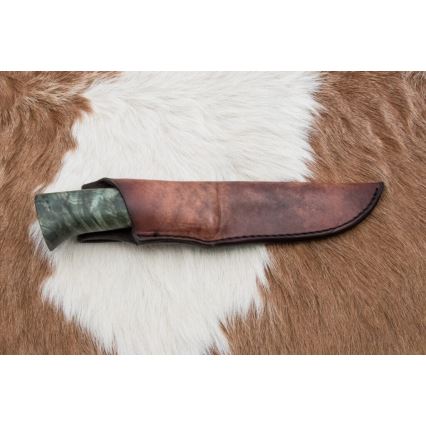 Exkluzívny damaškový nôž 11,6 cm javor/eben