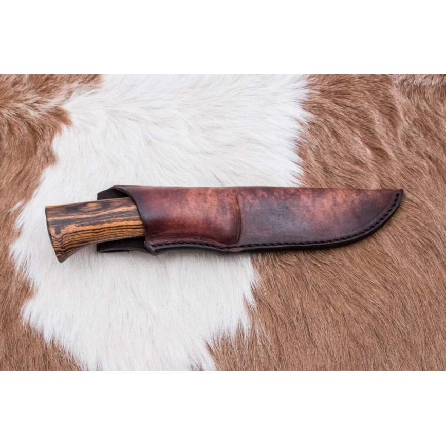 Exkluzívny damaškový nôž 12 cm bocote/eben