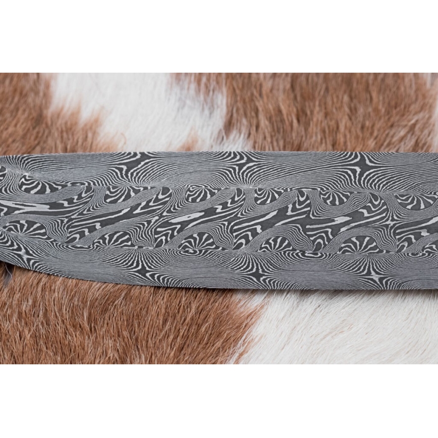 Exkluzívny damaškový nôž 13,8 cm javor