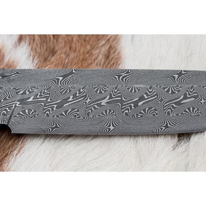 Exkluzívny damaškový nôž 13,8 cm javor