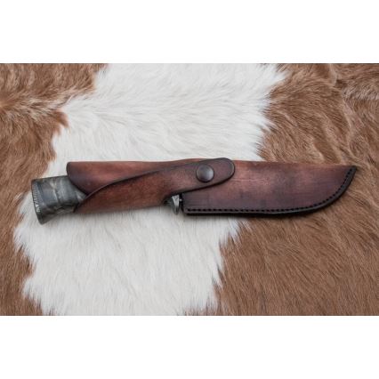 Exkluzívny damaškový nôž 14 cm jaseň
