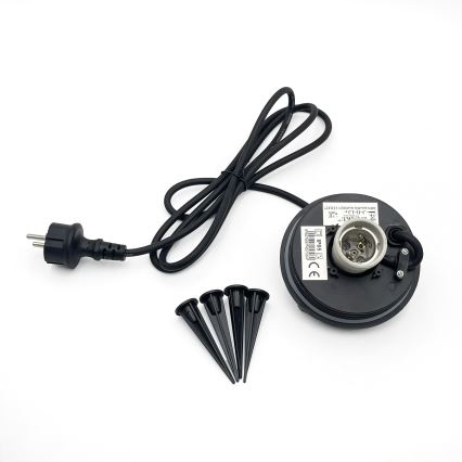 Exteriérové svietidlo LUMISTONE 1xE27/15W/230V IP65, priemer 25 cm