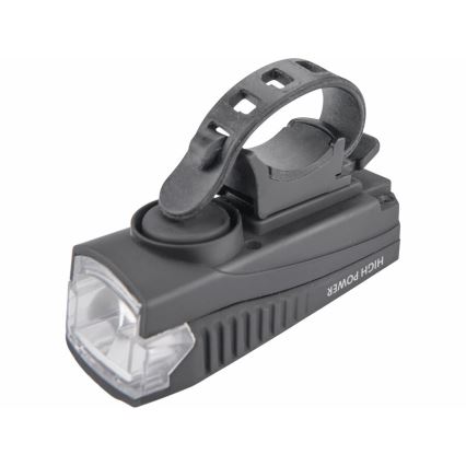 Extol - LED nabíjacia baterka s klaksónom na bicykel LED/5W/1200 mAh/3,7V IPX4