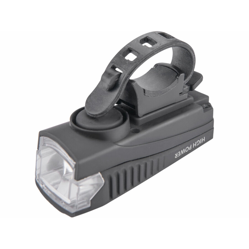 Extol - LED nabíjacia baterka s klaksónom na bicykel LED/5W/1200 mAh/3,7V IPX4