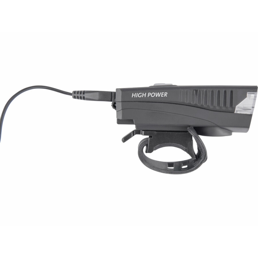 Extol - LED nabíjacia baterka s klaksónom na bicykel LED/5W/1200 mAh/3,7V IPX4