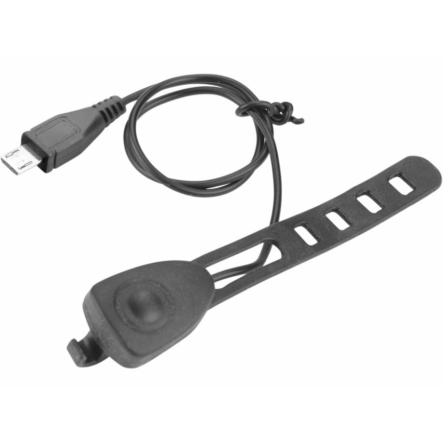 Extol - LED nabíjacia baterka s klaksónom na bicykel LED/5W/1200 mAh/3,7V IPX4