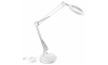 Extol - LED Stmievateľná stolná lampa s lupou LED/8W/5V 2900/4500/7500K biela