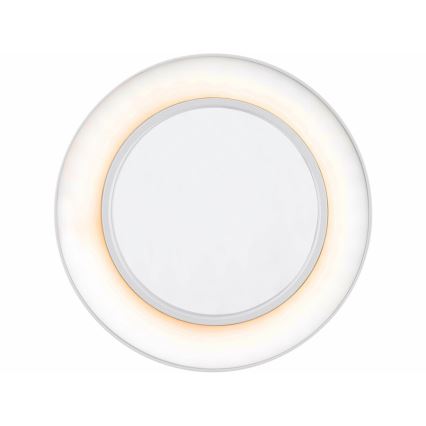 Extol - LED Stmievateľná stolná lampa s lupou LED/8W/5V 2900/4500/7500K biela
