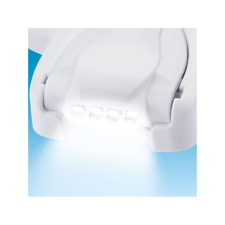 Extol - Nabíjateľné okuliare s lupou a LED osvetlením/300 mAh
