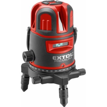 Extol Premium - líniový krížový samonivelačný laser 5V/5200 mAh IP54