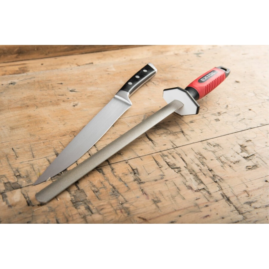Extol Premium - Ocieľka s vrstvou diamantového prachu 26 cm P400