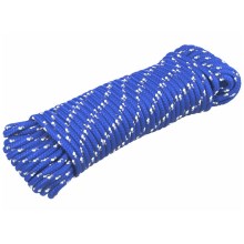 Extol Premium - Polypropylénová pletená šnúra 4mm x 20m modrá
