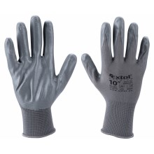 Extol Premium - Pracovné rukavice veľkosť 10" šedá